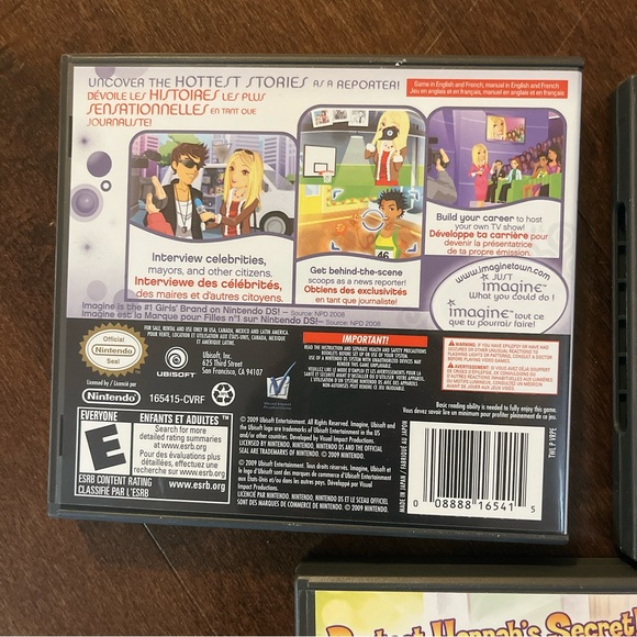 3 DS games - Hannah Montana, Nancy Drew, Imagine Reporter - Picture 2 of 8